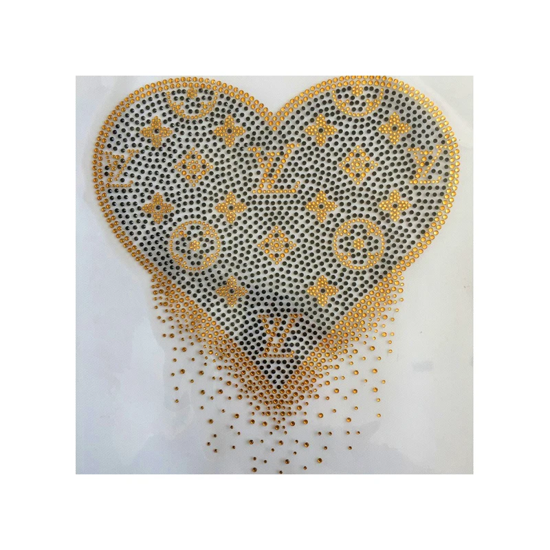 Quality assurance hotfix crystal brand iron on motif rhinestone letter heat transfer dmc resin stone