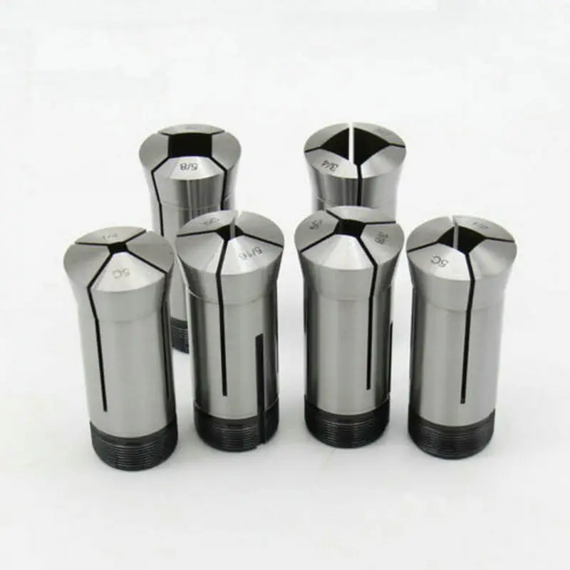 Various sizes of 5C collet chuck for lathe,SDC collets ,DC collets and so on