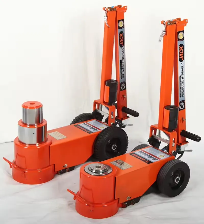 CE Heavy Duty 80T Bus Pneumatic Jack For Peru Market