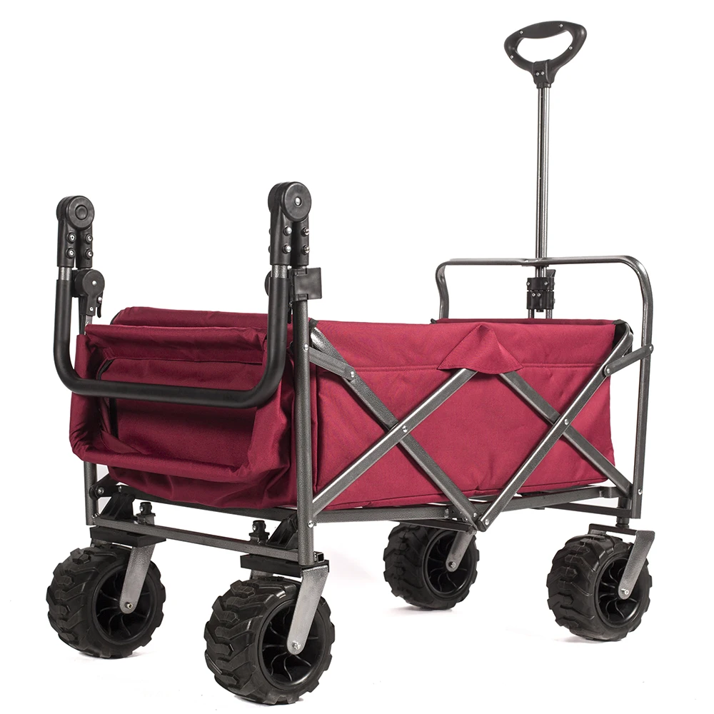 Customizable Polyester Hiking Railway Material Aluminum Alloy Folding Wagon Cart