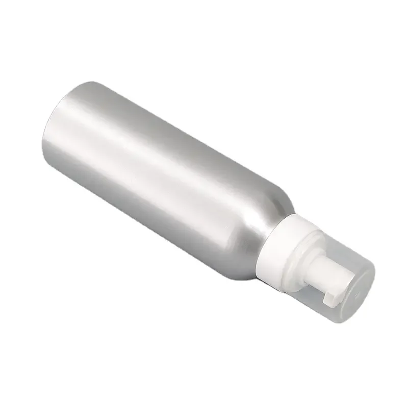 OEM OEM Recyclable Metal Container Aluminum Foam Bottle With Foam Pump 250/300/400/480/500ml Wholesale/Manufacture