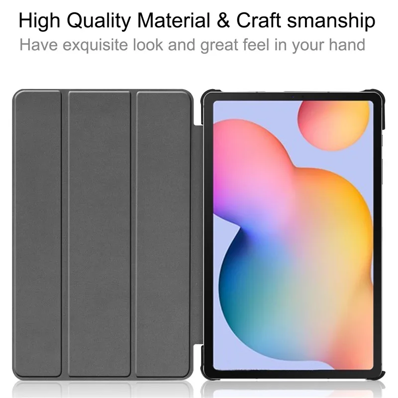 2020 трехслойный полиуретановый ударопрочный флип чехол для планшета Samsung Galaxy Tab S6 Lite 10 4 дюйма SM-P610 /