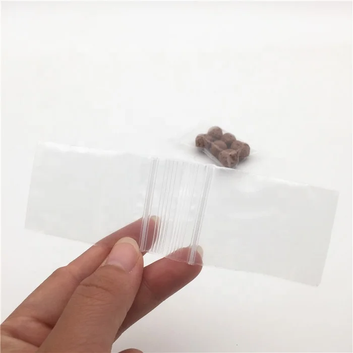 5858 Clear 2mil mini reclosable apple baggies