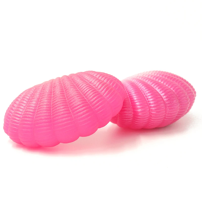 Pink shell floating light up baby sea conch shell bath toy for baby
