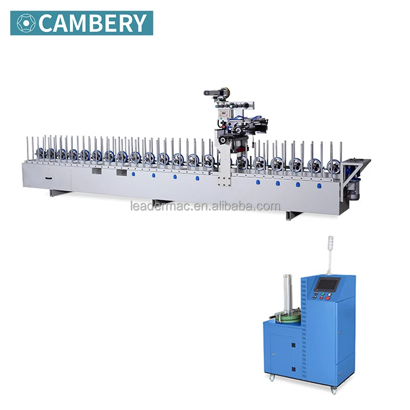 
Oem service laminating aluminum window PUR glue profile wrapping machine customized PUR profile wrapper 