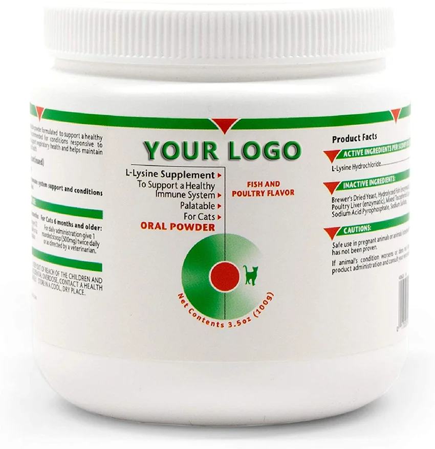 Lysine Supplement For Cats Soft Chew And Powder Minerals And Other Nutrients