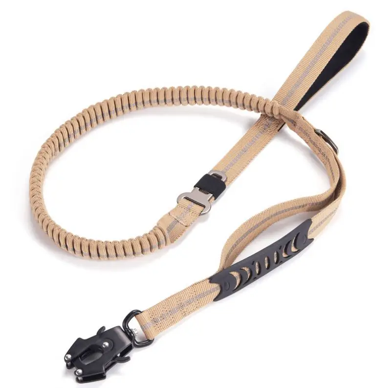 Dog Traction Rope,Reflective Dog Leash Reflective Dog Leashes with Retractable Elastic Running Waist Bag Belt/