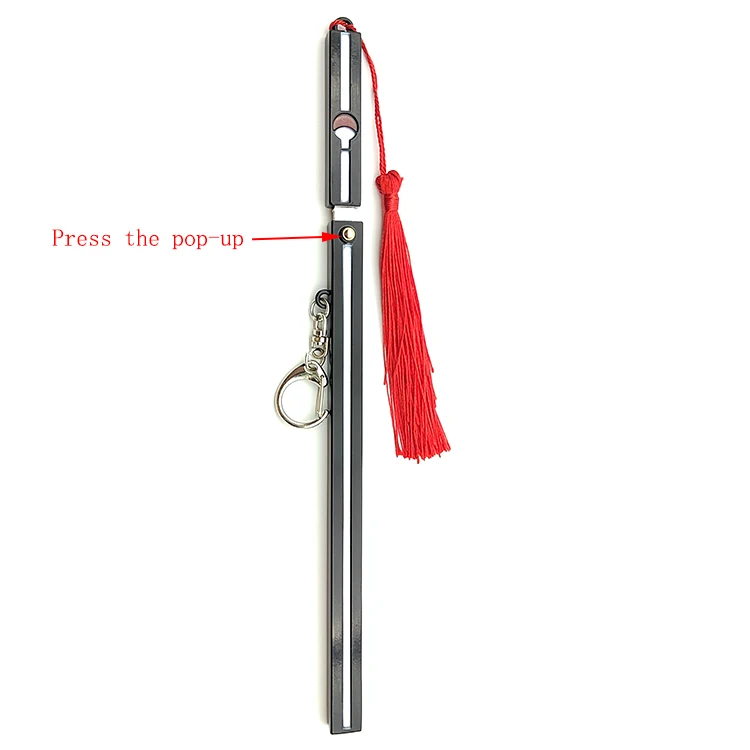 Anime Zinc alloy Mini Keychain Pop Up Anime Sword Keychain Sword of Kusanagi For NARUTO Uchiha Sasuke