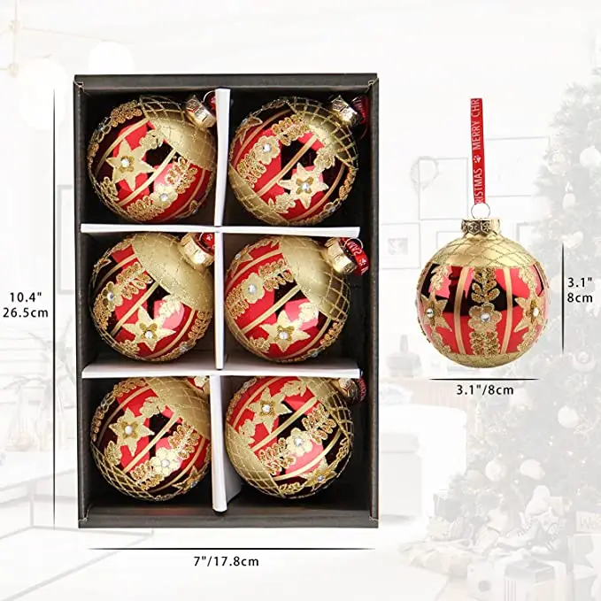 christmas baubles ball Pendant Xmas Tree Decorations Multicolor Ball Home Party Ornaments Set Navidad 2023 New Year