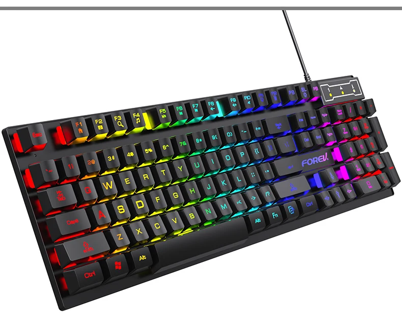 Factory Custom RGB 104 keys Gaming Keyboard Wired Keyboard for Computer Laptop