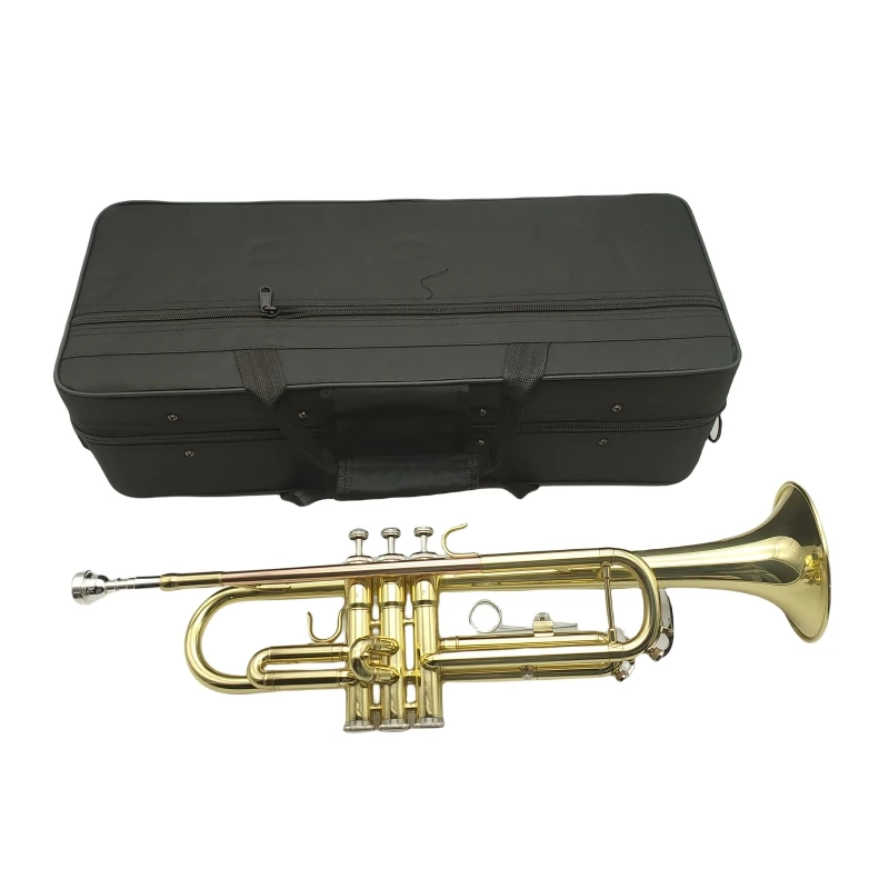 Factory Wholesale Bb Gold Lacquer Trumpet With Cheap Price