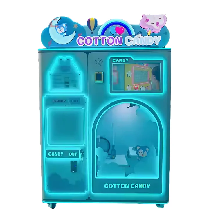 Commercial Automatic Cotton Candy Machine for Home Use New Condition for Sugar and Food Application