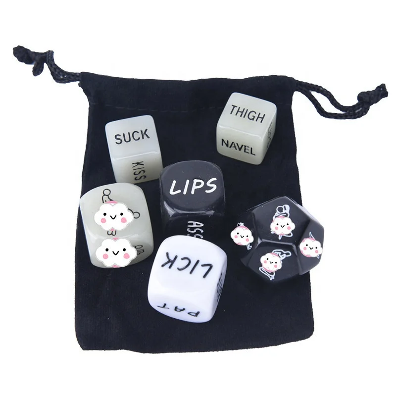 sexy dice game/glowing sexy dice/bulk dice wholesale