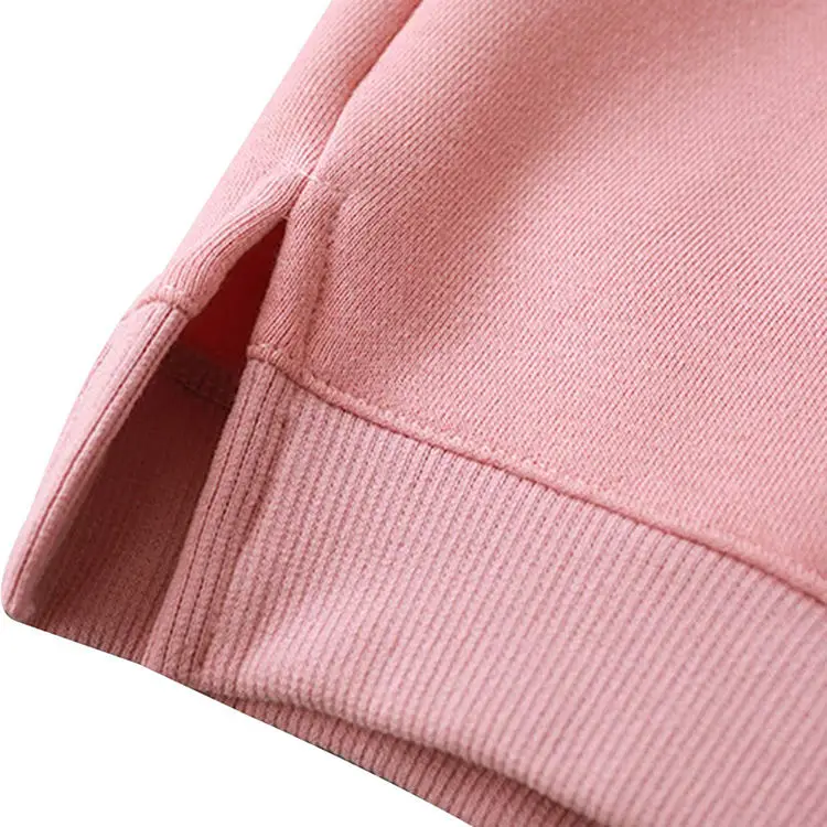 Kids cotton plain hoodie tops blank pullover sweatshirt fleeced children boys girls hoodies