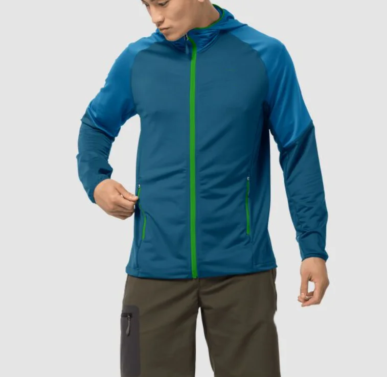Blank Loose Fit Windbreaker Mesh Pocket Sport Style Colorblock Anorak Jacket Oem Custom Mens Zipper Colorful Jacket