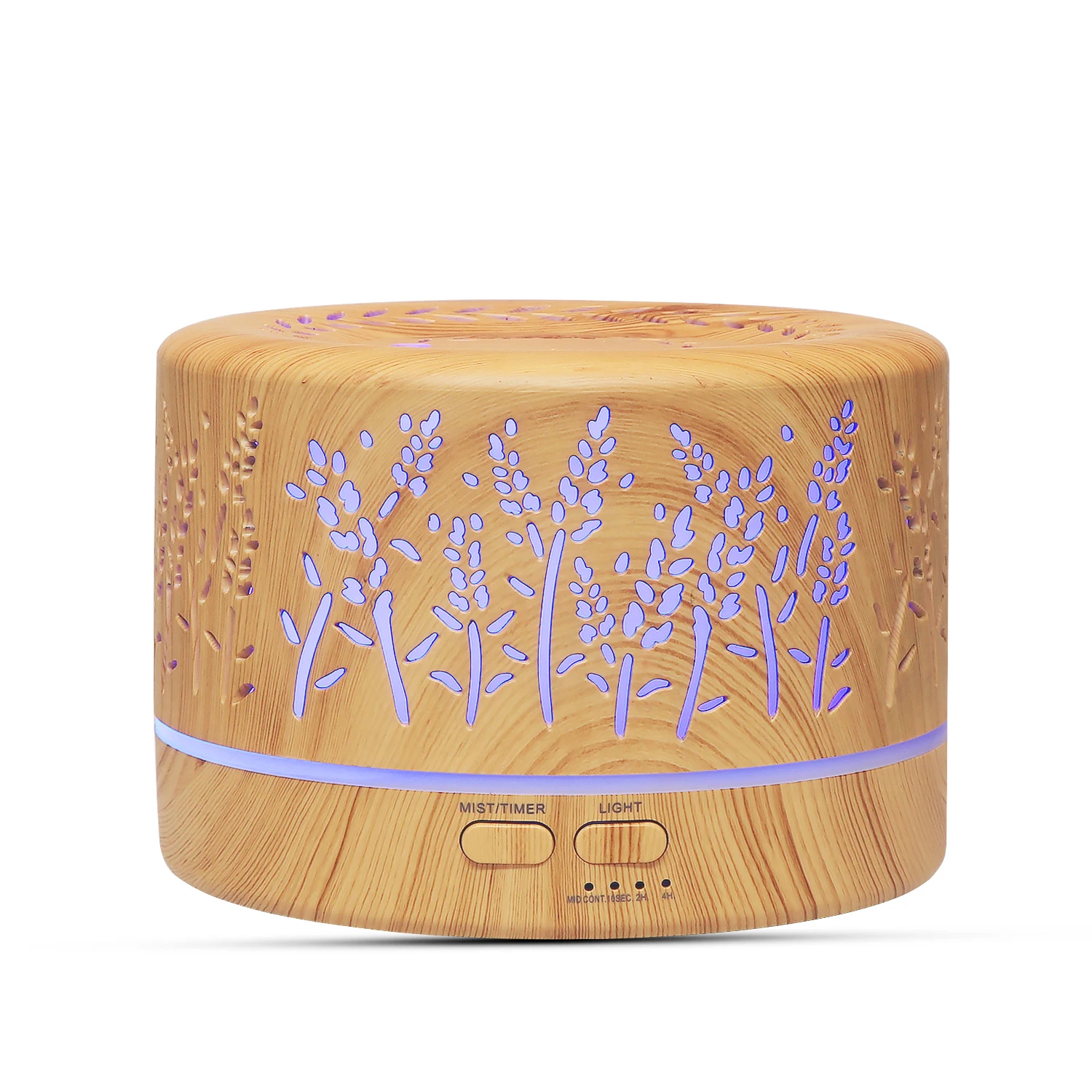 
Светодиодный ультразвуковой увлажнитель воздуха 500 мл, профессиональный распылитель ароматического эфирного масла 