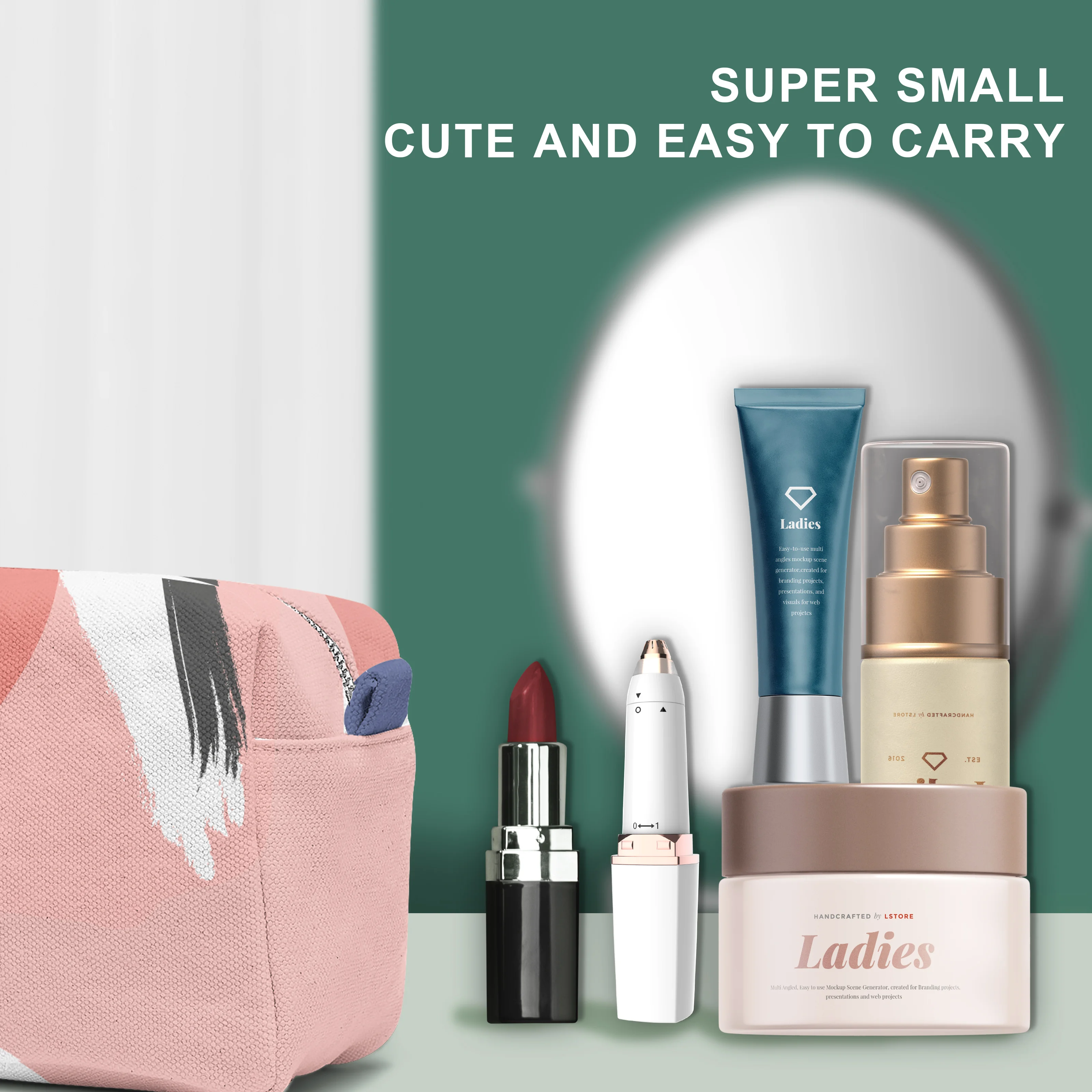 Multifunctional rechargeable battery-operated electric eyebrow razor for face, lips and nose