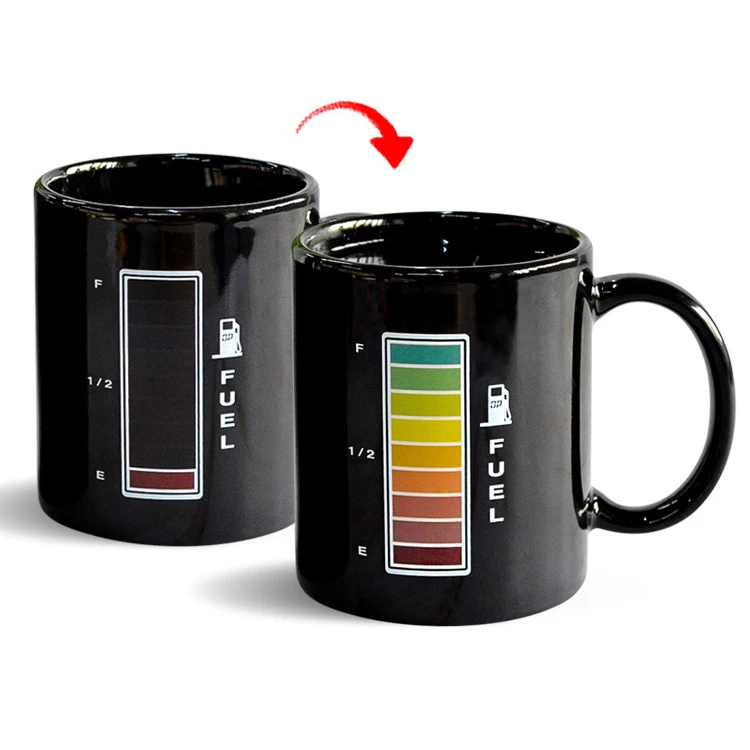 Custom Heat Sensitive Changing Magic Coffee Mugs 11oz Ceramic Color Changing Cup for Gift