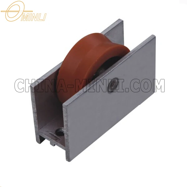 Easy Install and Maintain Aluminum Sliding Nylon Rodamiento Roller Wheel for Window and Door (ML-GS005)