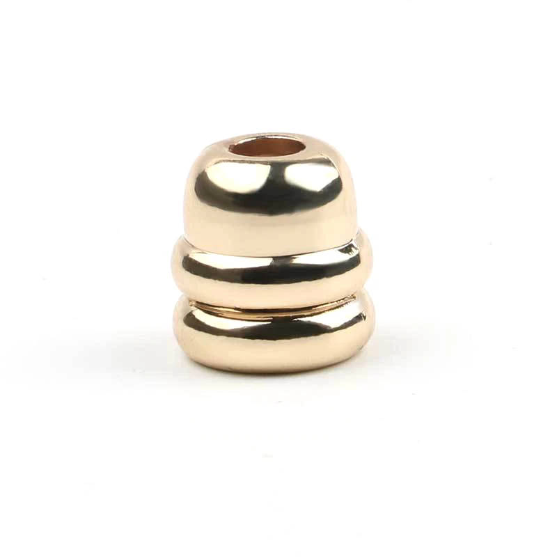 Eco friendly metal rope clasp cord end stopper