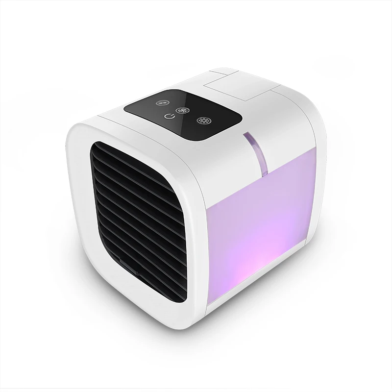Easy-cool rechargeable Eevaporative Mini portable ac USB mini Table misting cooling fan for outdoor ,car ,home ,office