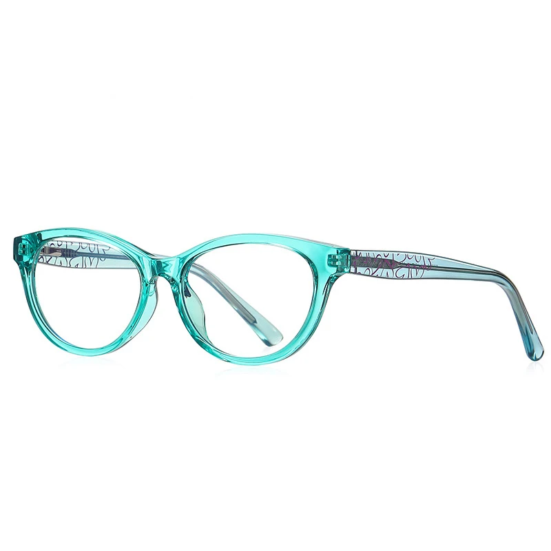 Oval Lens Anti Blue Ray Glasses Frame Eyeglass Portable Reading Glasses Anti Blue Light TR90 Frame Children Eyeglass Frame