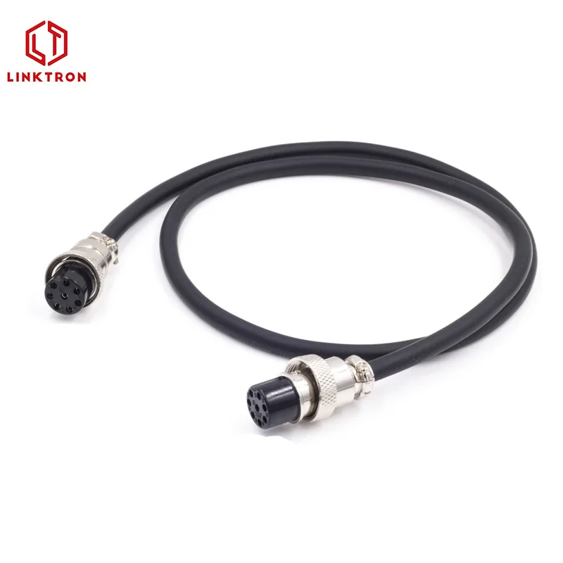 Авиационный Разъем GX16, соединительный кабель, микрофон, соединитель, 16 мм, 2 контакта, штекер XLR