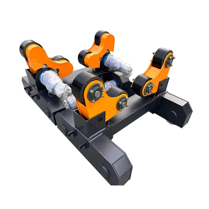 Inclined Welding Rotator Industrial Cylinder Pipe Tube Tank Roller Fit Up Extend Linkage Control Oscillator Electric Torch Head