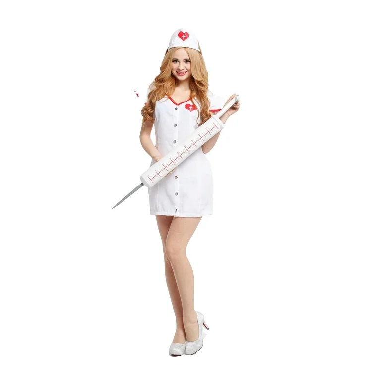 Wholesale High Quality Halloween Cosplay Sexy Nurse Dress Woman Party Character Costume Adult Cosplay Nurse Costume