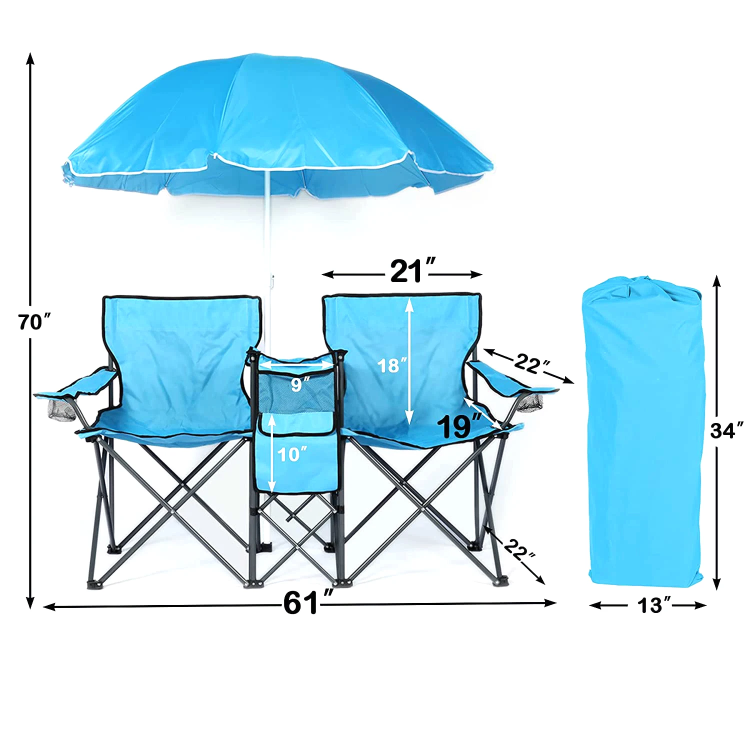 Hot Selling Portable Folding Lazy Chair With Sunshade Outdoor Beach and Camping Gear for Picnics