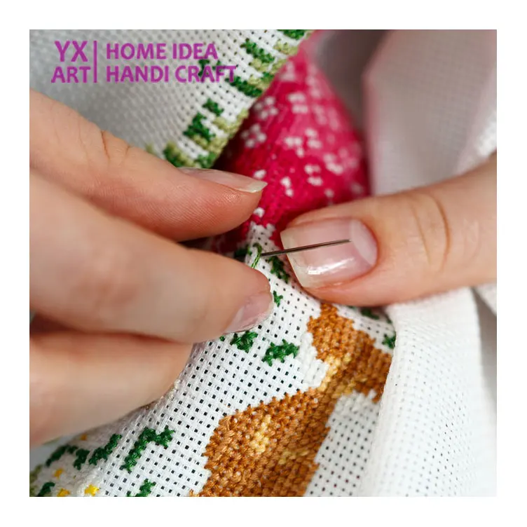 2022 Meian Dropshipping handmade cross stich cross-stitching Painting Canvas Wall Art with low price