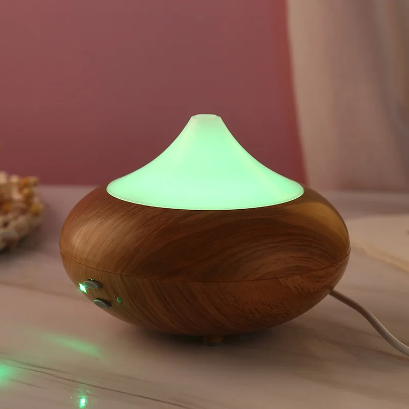Onion Design Essential Oil Diffuser Aromatherapy Humidifier, 125ML Cool Air Mist Iceberg 7 Colors Light