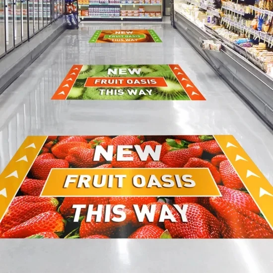 Caution Hazard Warning Floor Vinyl Sticker Strips