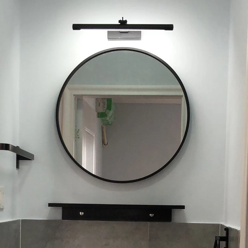 Черные светодиодные лампы Nodric 62 см 10 Вт для ванной комнаты