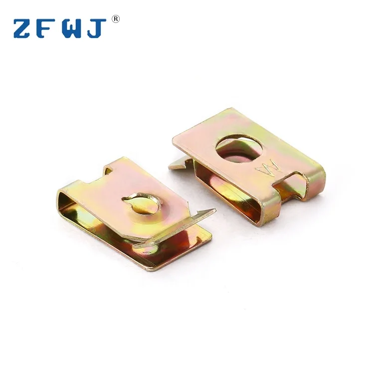 China wholesale 65Mn galvanized u shaped steel clamping clip nut