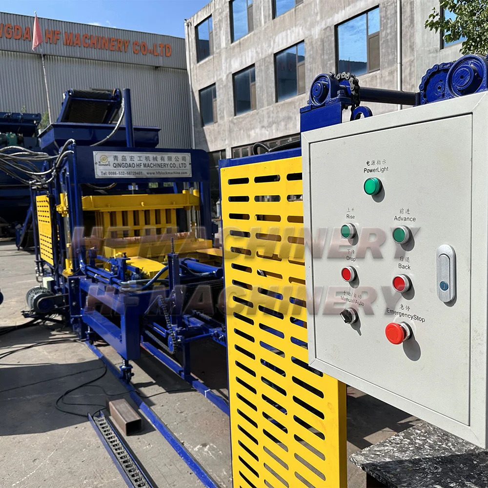 Qt4-24 Block Making Machine QT4-16 Concrete Block Making Machine Brick Brick Making Machinery with Fuel Engine Easy to Operate