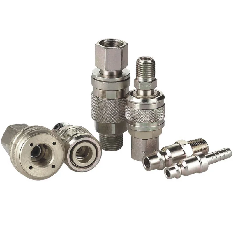 KZF 1/2 inch  BSP/NPT Thread female /male 304 stainless steel quick release hydraulic connectors