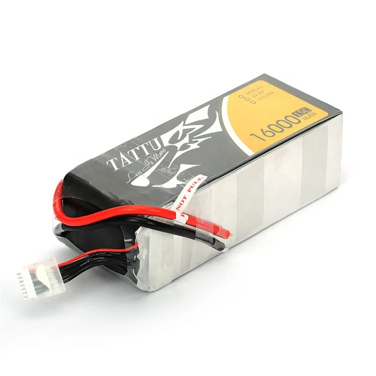 Tattu 22.2V 12000mah 6S 20C rechargeable lipo battery for drone  agricultural uav