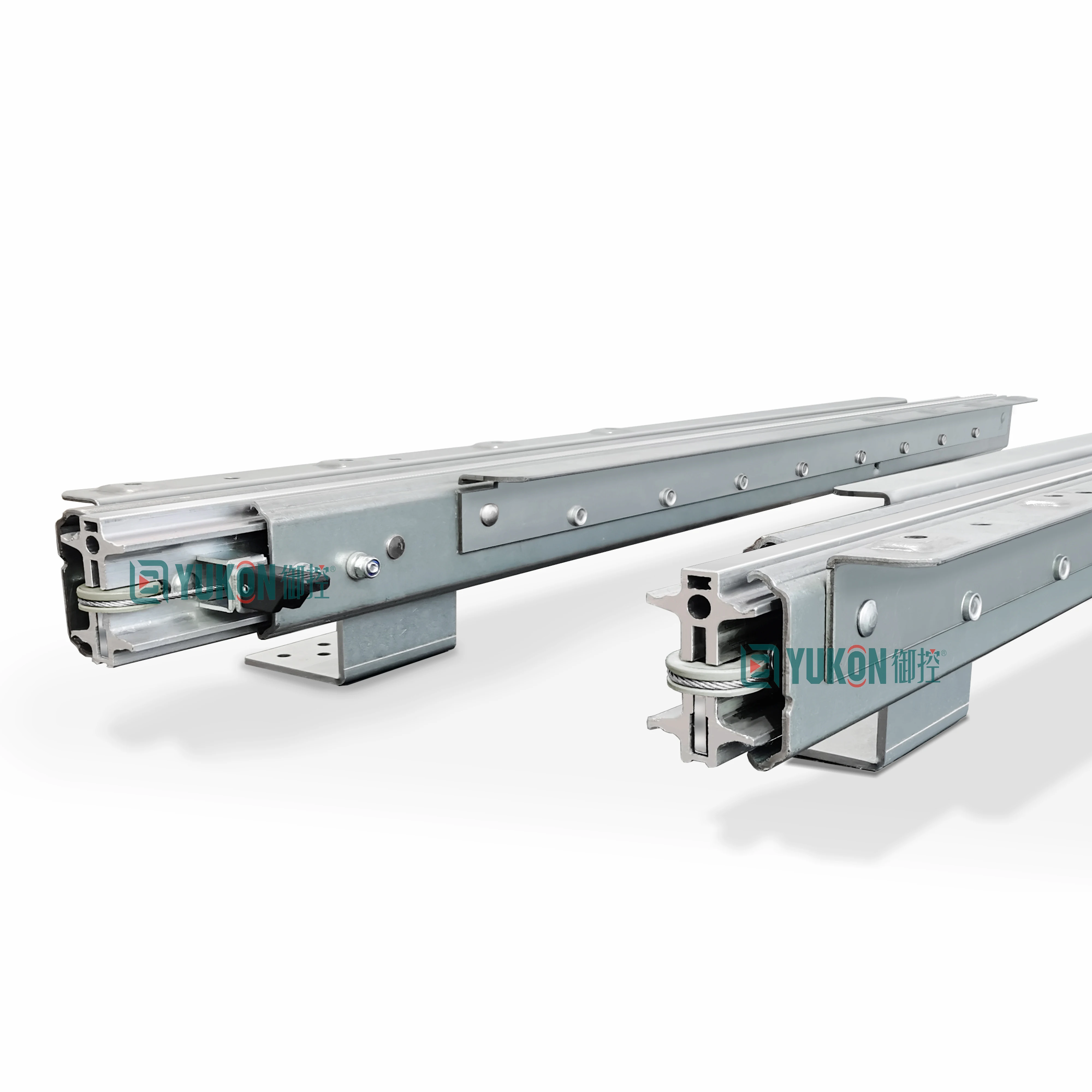 Heavy-Duty Synchronous Folding Three Section Extension Sliding Table Top Mechanism