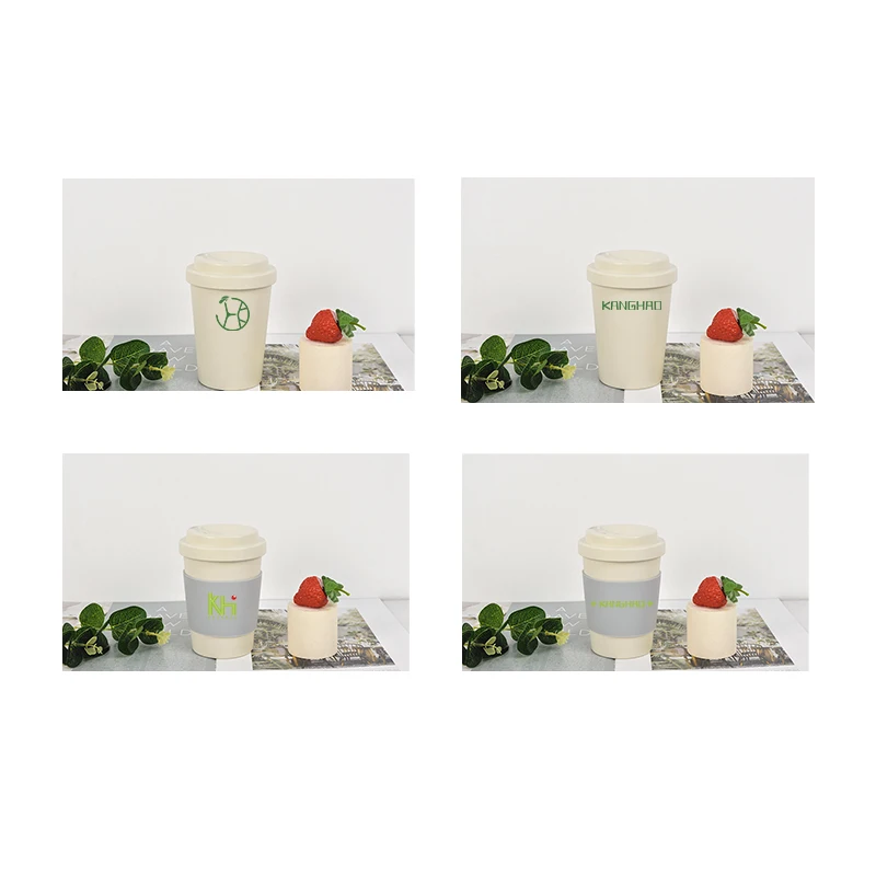 Factory Hot 12oz 15oz 20oz Travel Coffee Mug Portable to go Tumbler Reusable Plastic Cups for Reusable Coffee Bamboo Glass