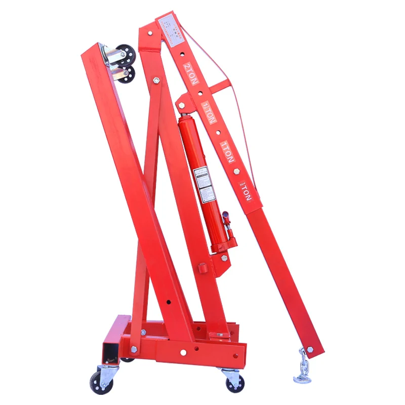JINDIAO Hydraulic Engine Truck Crane Foldable Engine Hanger Car Engine Crane