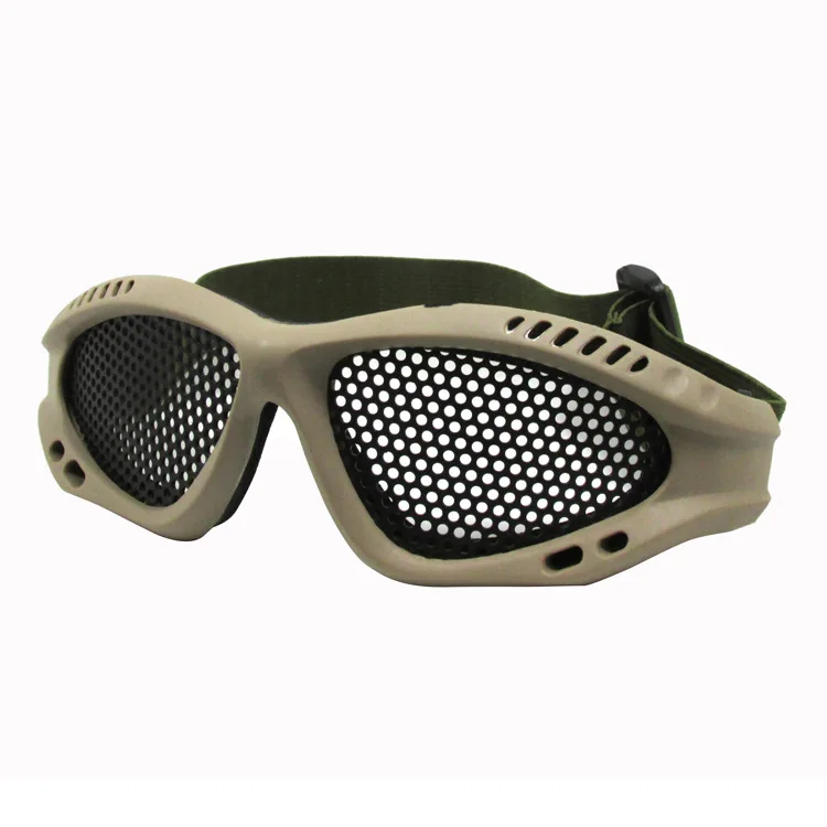 Paintball Goggles Net Protection Hunting Glasses Tactical Steel Metal Mesh Goggles
