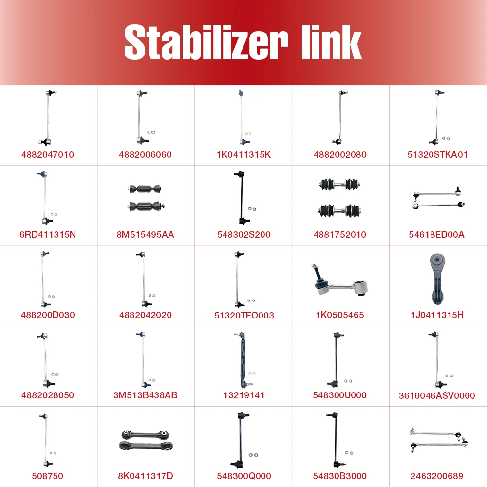COLADA Auto suspension systems Front Axles Stabilizer Links for Audi A4 A5 A6 A7 Q5 B8 OE 8K0 411 317D