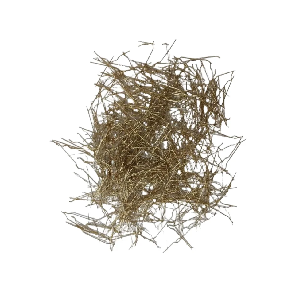 Copper-plated steel fibers