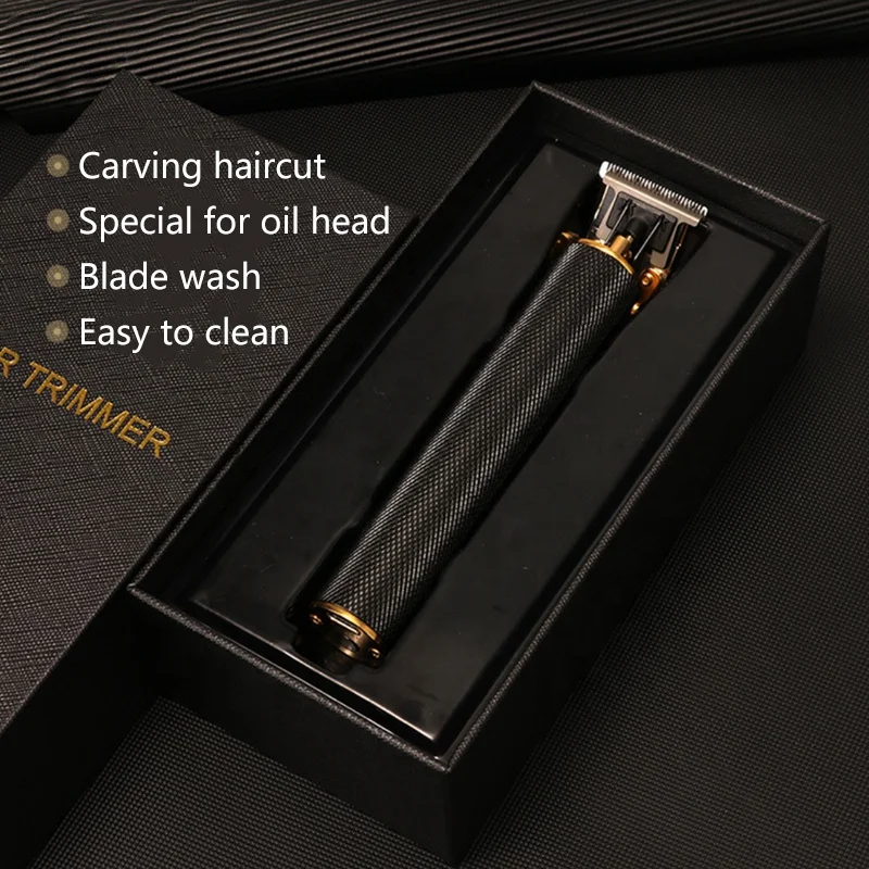  Kemei-1971 Pro Li T-Outliner перезаряжаемый триммер для волос мужчин 0 мм болдуговая Парикмахерская Беспроводная машина