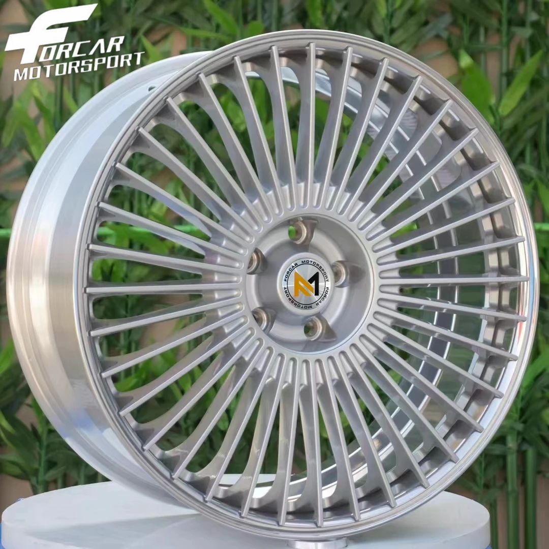 Factory Directly Supply light weight 18 19 20 21 22 23 24  Inch 2 Piece Forged Aluminum Car  Wheels