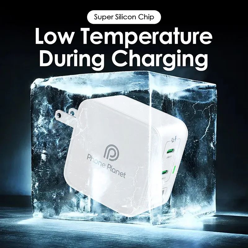 Phone Planet US UK EU AU KS Plug GaN 65W PD USB C Wall Charger For one plus Oppo Macbook pro