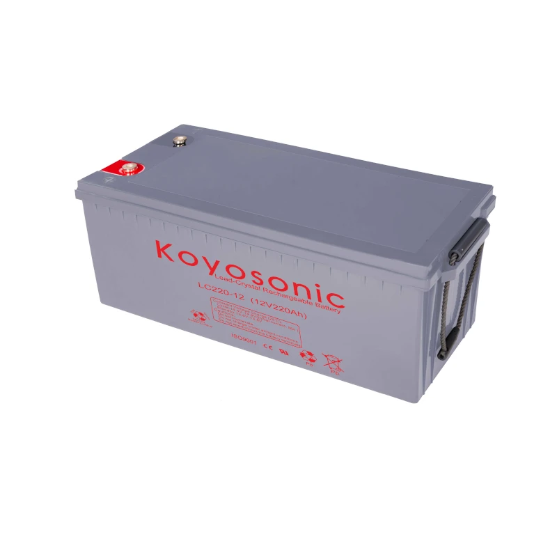 12V 220Ah solar batteries lead crystal solar battery lithium battery for solar storage