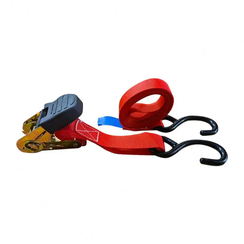 1 inch 25MM 800KG cargo lashing strap ratchet tie down straps
