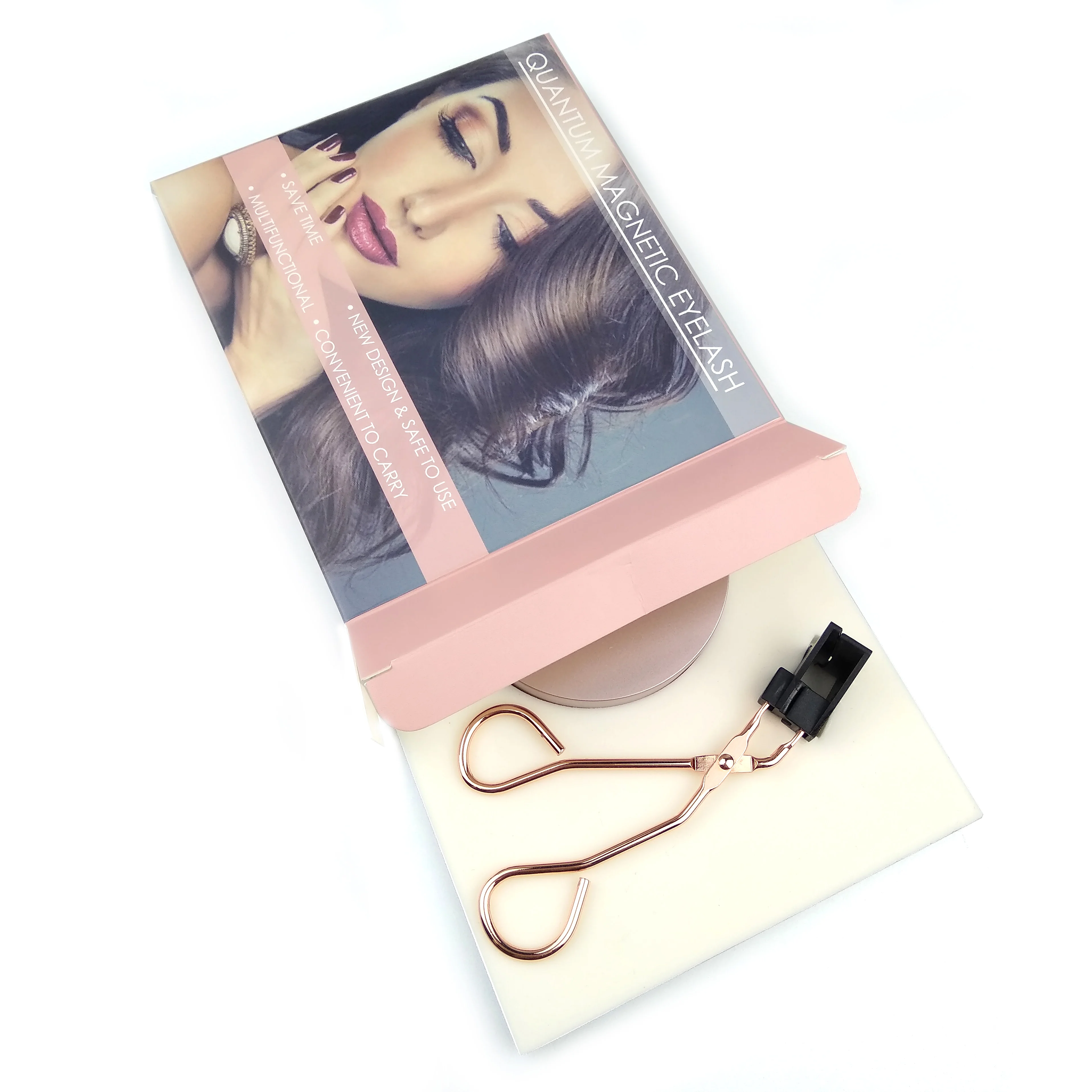 Qingdao Private Label False lashes Soft Clip 8D Quantum Magnetic Eyelash Partner Set